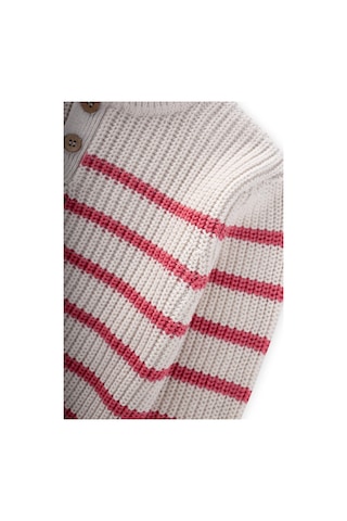 Çizgili Triko Kazak 2-8 Yaş Ekru-somon Çizgili Ekru-somon Çizgi