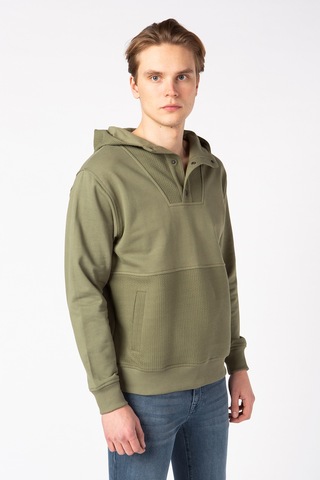Vigoss Erkek Kapşonlu Sweatshırt 62136-30034 - Haki