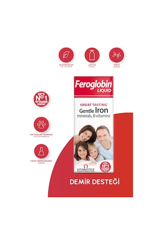 Vitabiotics Feroglobin Likit 200 ML