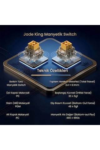 Aula Leobog Jade King Manyetik Switch 20 Adet