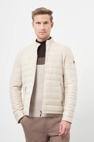 İmza Koyu Bej Suni Deri Hakim Yaka Düz Yırtmaçsız Tam Astar Slim Fit Casual Deri Mont 1038245150 Bej
