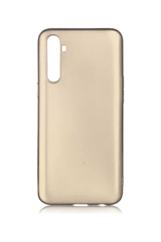 Realme 6 Pro Kılıf Zore Premier Silikon Kapak Gold