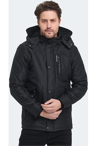 Slazenger HANKIN Erkek Mont &amp; Kaban Siyah