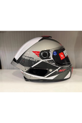 Kask Mt Thunder 4 Sv Freeway A17 Parlak Parlak Gri