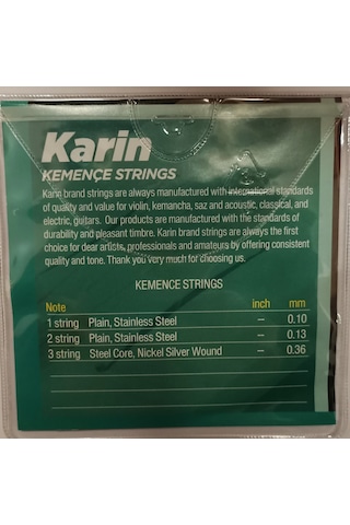 Karin Kemençe Tel Seti Krnk-1