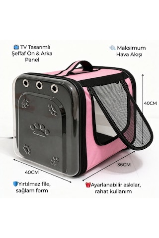 Vg Premium Tv Model Kedi Ve Köpek Taşıma Çantası
