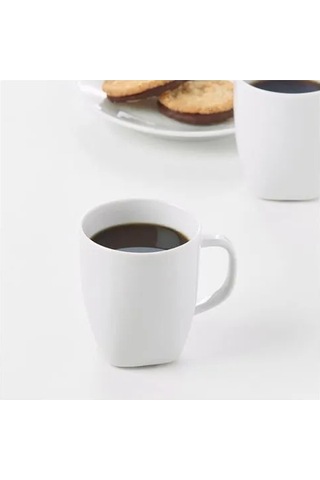 Sumuhome Vardera Porselen Kupa Beyaz 17 Cl Beyaz