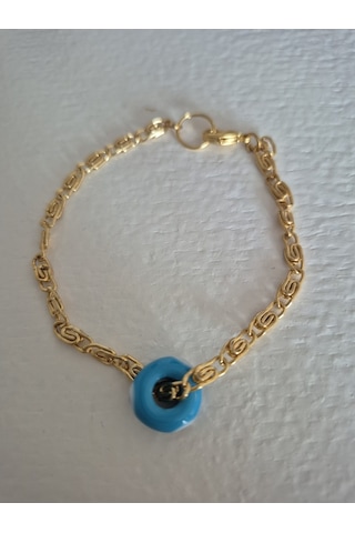 Glamglamour Cam Nazar Boncuklu Zincir Bileklik