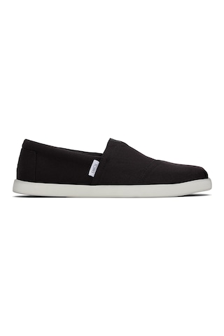 Espadril / Keten Erkek 10019864 Toms Alp Recycled Cotton Black Siyah