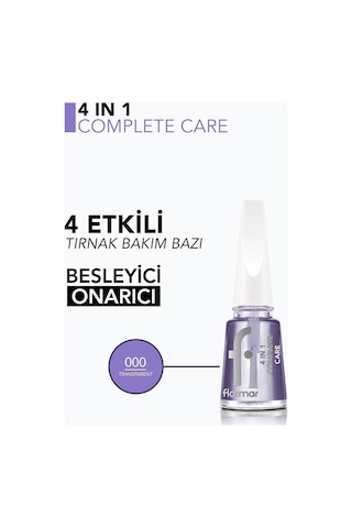 Flormar 4 ın 1 Complete Care Besleyici ve Onarıcı Oje Bazı