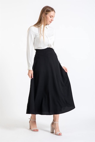 Kloş Etek Siyah-siyah Siyah