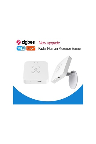 Bilteknik Tuya Zigbee Varlık Sensörü 10 Mt Mesafeli Zigbee 3.0 Akıllı Insan Varlığı Sensörü