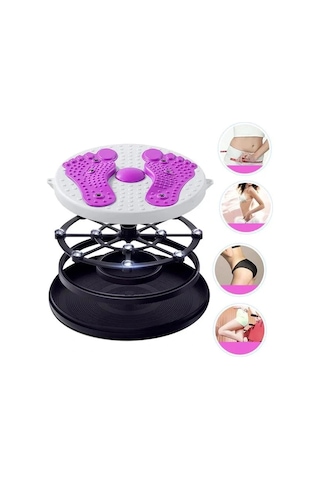 Sunup Sn-22218 Döner Zayıflama Ve Bel İnceltme Diski - Vücut Şekillendirici Egzersiz Aleti