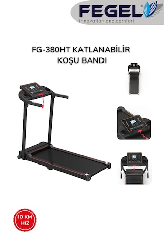 Fegel FG-380ht Katlanabilir Koşu Bandı Ev Konforunda Profesyonel Antrenman