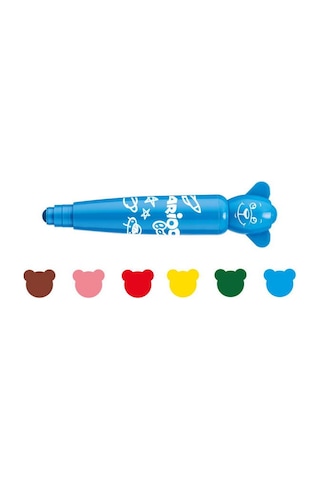 Carioca Teddy Jumbo Bebek Süper Yıkanabilir Keçeli Boya Kalemi 12