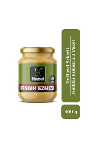 Drhazel Şekerli Fındık Ezmesi 300 G X 3 Paket