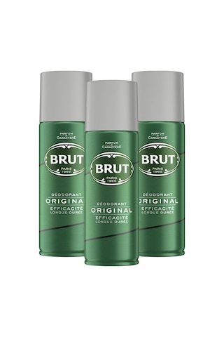 Brut Original Erkek Sprey Deodorant 3 x 200 ML