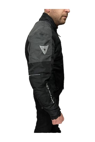 Venom Motosiklet Montu Erkek Siyah-gri Dynamic V2 Mont 4 Mevsim Motorcu Mont