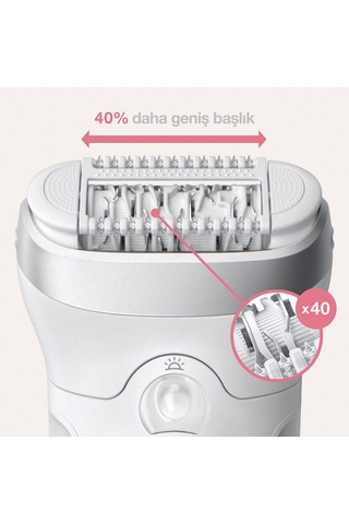 Braun Silk-Epil 9 9705 SensoSmart Kablosuz Islak & Kuru 3 Ek Parçalı 2'si 1 Arada Epilatör