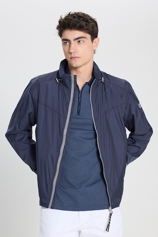 AC&Co / Altınyıldız Classics Erkek Lac Standart Fit Normal Kesim Dik Yaka Mont Lac Lacivert