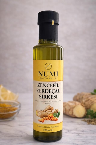 Zencefil Zerdeçal Sirke Karışımı 250ml Günlük Ritüel