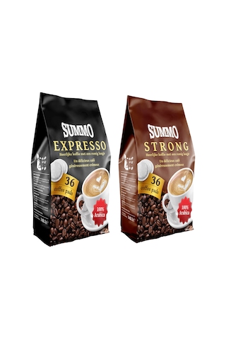 Summo Senseo 1 Adet Strong ve 1 Adet Espresso 72'li Avantaj Paket