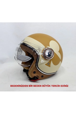 Nero Tk-06 Şefaf Vizörlü Yarım Açık Kask Mat K2