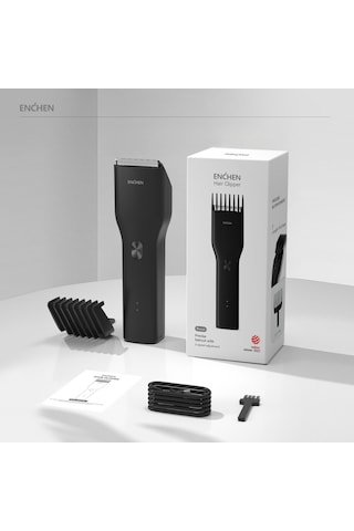 Enchen Boost Siyah Taşınabilir Şarjlı Saç Kesim Makinesi