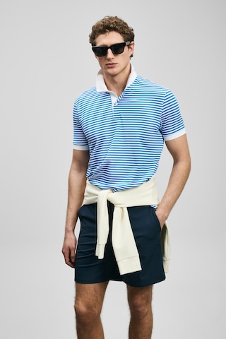Lufian Landon Smart Erkek Polo Tişört Saks Saks 111040248100240