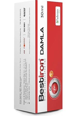 Valens Bestiron Damla Demir ve Vitamin C 30 ML VLN-530586