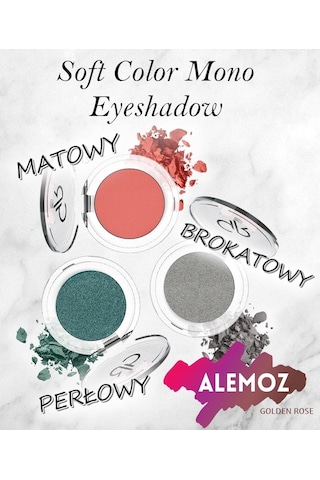 Golden Rose Soft Color Pearl Mono Eyeshadow No: 62 - Tekli Sedefli Göz Farı Sku: Smg8690010492937 Diğer