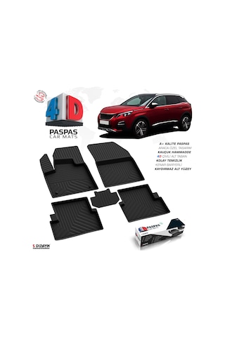 Peugeot 3008 Active 4d Havuzlu Paspas 2016-2023