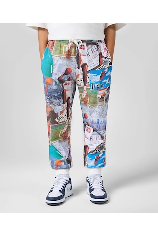 Nike Nıke Jordan Mj Brklyn Ft Aop Pant Erkek Çocuk Eşofman Altı 95d397 782 782 Çok Renkli