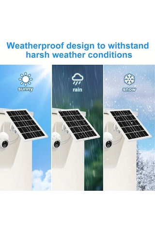 1 Bilgisayar 8w Yüksek Verimli Güneş Paneli, Mikro Usb Ve Usb-c Bağlantıları - Ip65, 360 Ayarlanabilir Montaj, 298.7cm Kablo, Güvenlik Kameraları, Kapı Zilleri, Yaban Hayatı İzleyicileri