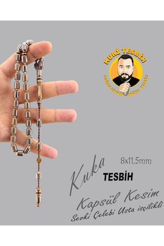 Şevki Çelebi Gümüş İşlemeli Kuka Kapsül Kesim 8x11,50