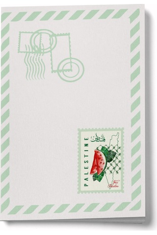 Filistin Mektubu Mini Defter Çok Renkli