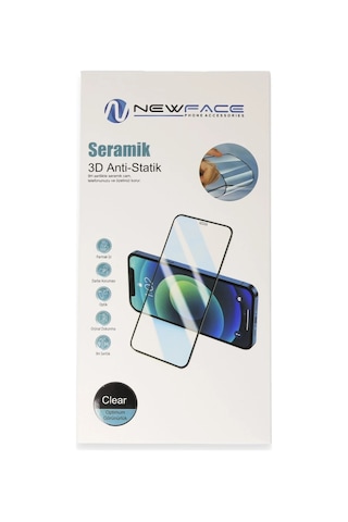 Mey İthalat Apple iPhone Uyumlu 17 Pro Max 3d Antistatik Seramik Nano Ekran Koruyucu