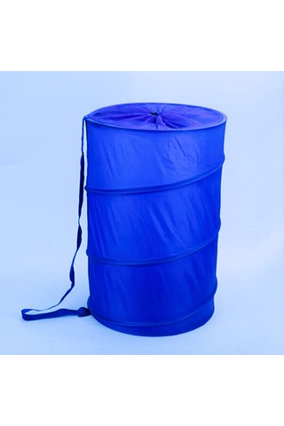 Yifomall Büyük Boy Oxford Kumaş Çöp Çanta, Askılı İpliği İle Taşınabilir, Katlanabilir Ev Ve Ofis Organizasyon Kutusu Mavi Diğer