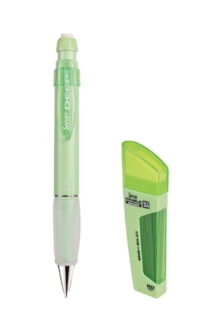 Serve Deep 0.7 mm Mekanik Kurşun Kalem Elma Yeşili - 0.7 mm Uç & Silgi
