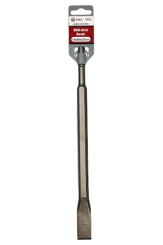 Sds-max Düz Keski Ucu 18x400x25 Mm Beton Ve Duvar İçin Kırma Ve Kanal Açma Ucu
