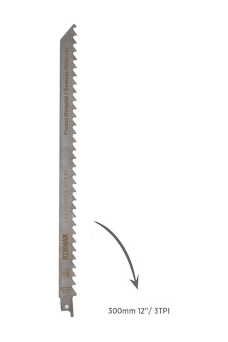 Rh17670 Kemik - Buz Kesme Paslanmaz Tilki Kuyruğu - 1211k Model 300 Mm - 5 Adet