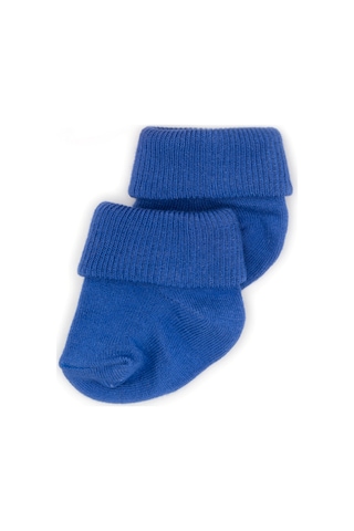 Novibaby 2'li Bambu Bebek Çorap I Navy Blue I 0 6 Ay I Lacivert Yenidoğan Bebek Çorabı Çok Renkli