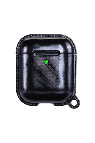 Wiwu Grace Electroplate Apple Uyumlu AirPods Kılıf ZORE-218224 Siyah
