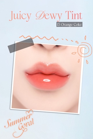 Dasique Yoğun Parlaklık Ve Canlı Renkler Sunan Kalıcı Tint Juicy Dewy Tint 15 Orange Coke 15 Orange Coke