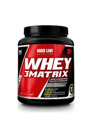 Hardline Nutrition Whey 3 Matrix Protein Tozu Muzlu 908 Gr