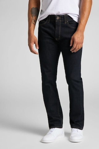 Lee Slim Fit Dar Kesim Normal Bel Extreme Motion Erkek Siyah Jean Denim Kot Pantolon L72ASO36 Koyu Mavi