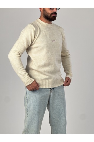 Basic Bej Erkek Sweatshirt Coc1014 Bej