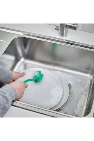 Bulaşık Fırçası, Yeşil, 25 Cm Abanoz