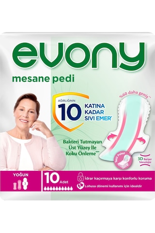 Evony Günlük Mesane Pedi Yoğun 120 Adet (12Pk*10)