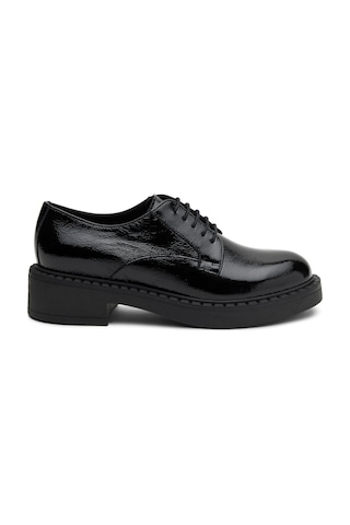 Oxford/ayakkabı Kadın 97u1 Frau Naplack Lace-up Nero Siyah